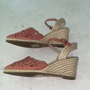 Women's Rialto Coya Espadrille Wedge Size 8 1/2 Rosewood